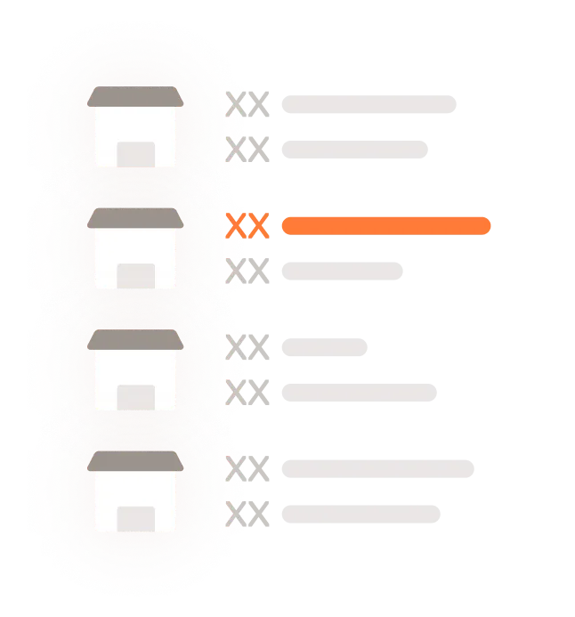 複数店舗の状況を一括確認するイメージ