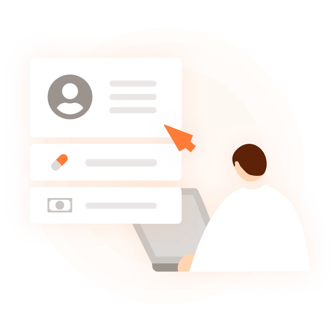 シンプルなレセコン操作のイメージ