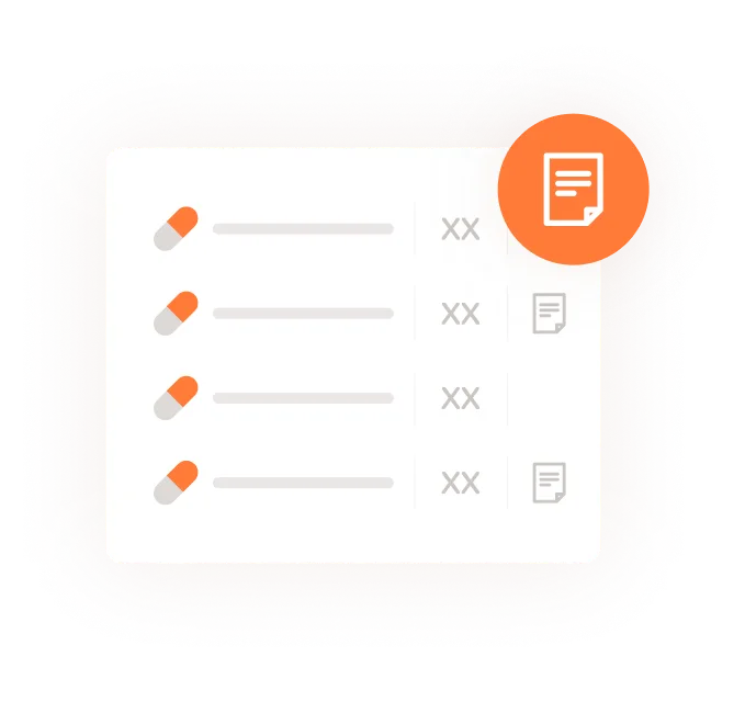 最新の添付文書を表示するイメージ
