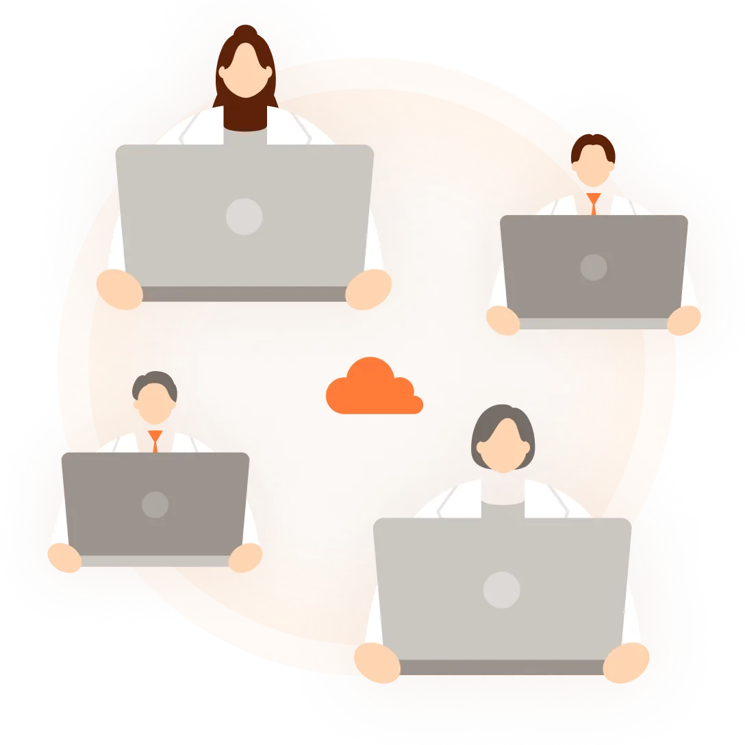 台数無制限で定額制のイメージ