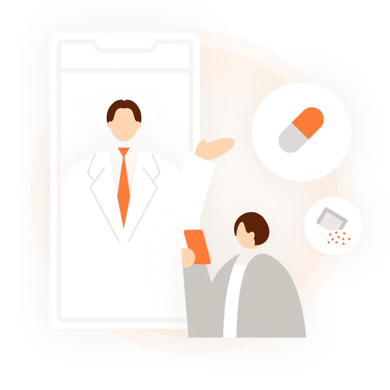 オンライン服薬指導のイメージ